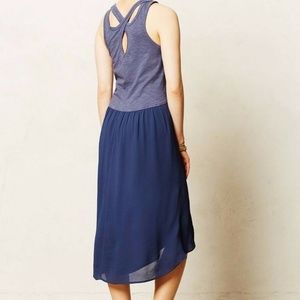 NEW Anthropologie Tulipan Dress Periwinkle M